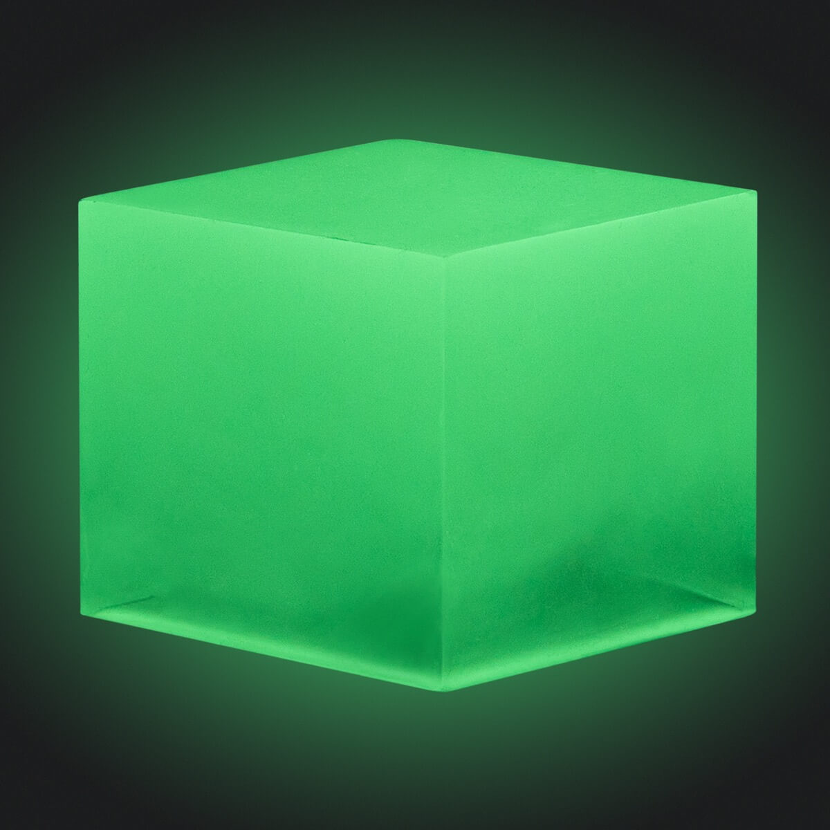 Pigmently Pigment Powder Glow Yellow Green Cube