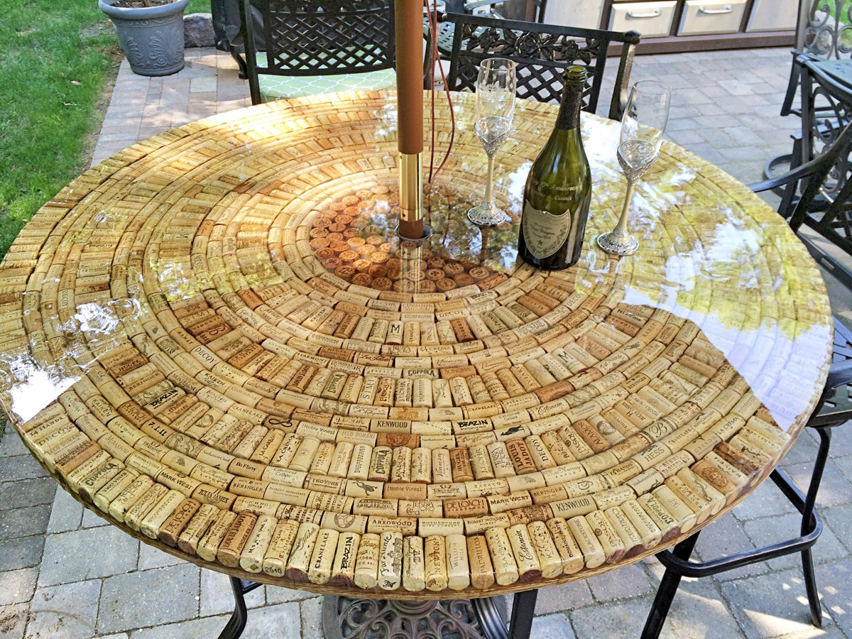 Epoxy Cork Table