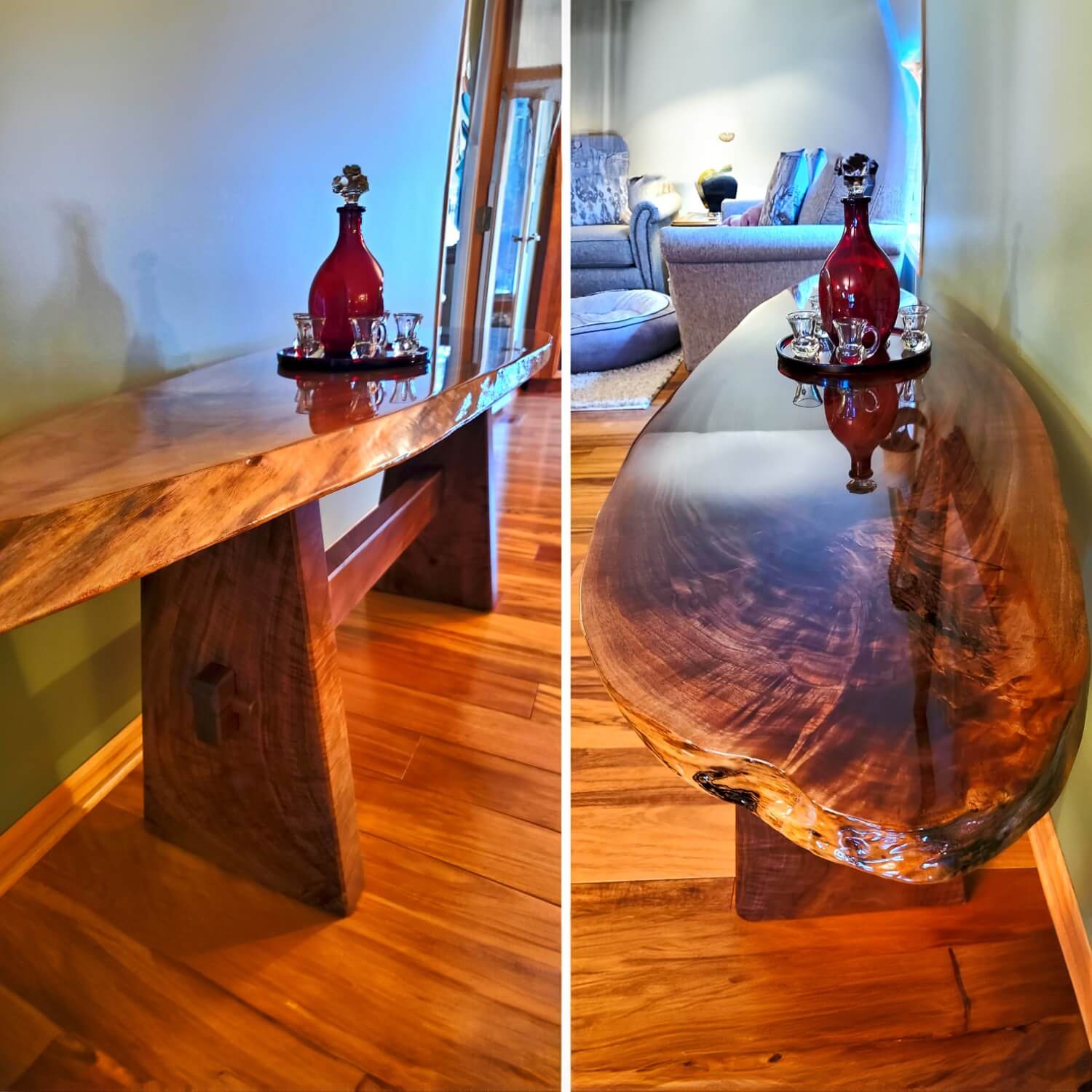 Wood Epoxy Resin Table