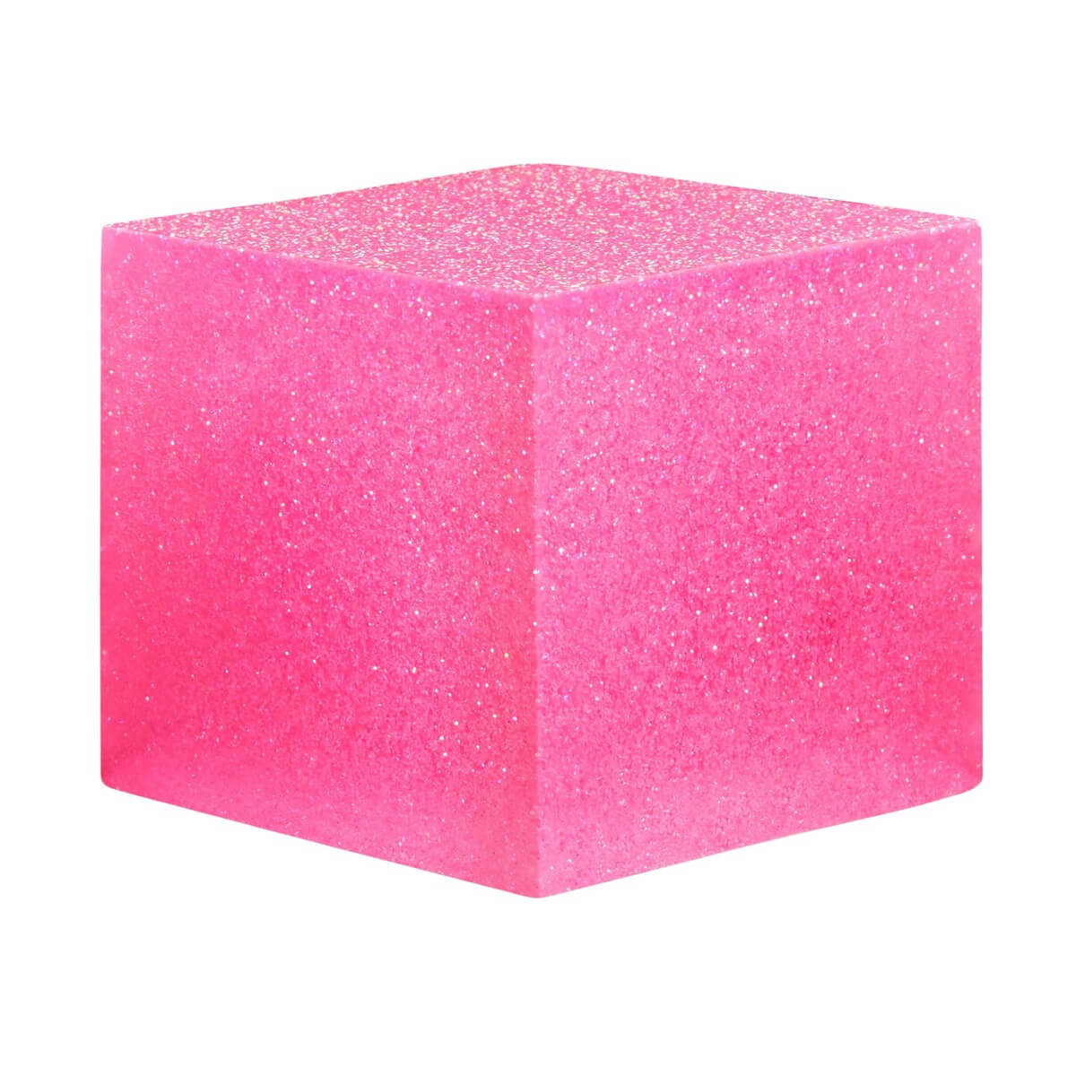 Glitter-Pink-Epoxy-Cube