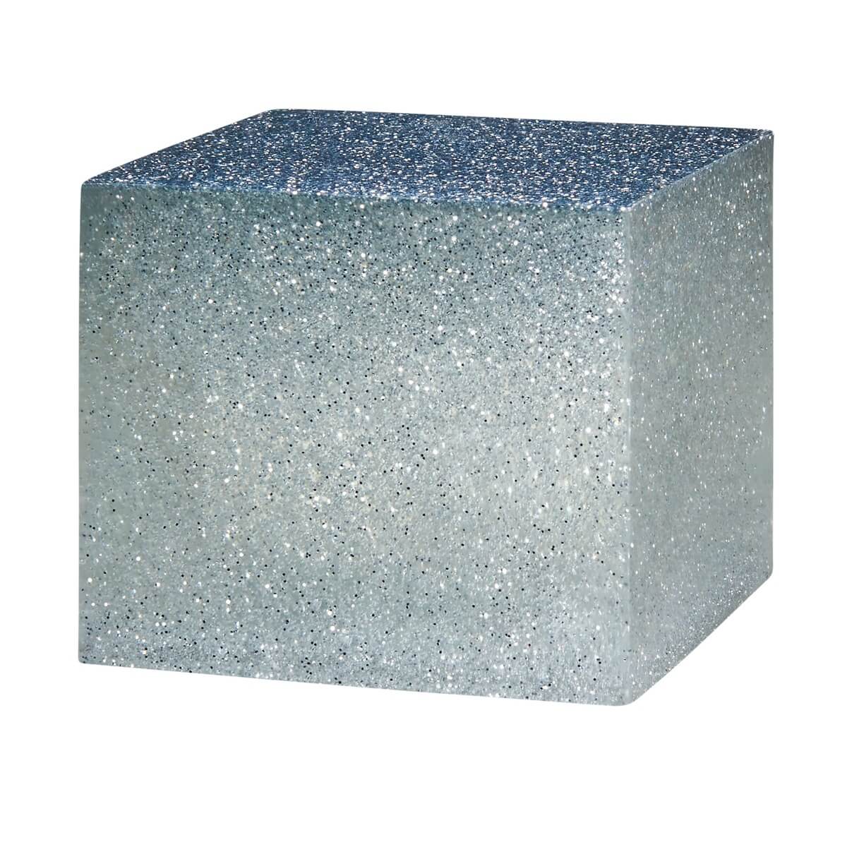 Glitter-Silver-Epoxy-Cube