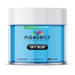 Glow in the Dark Sky Blue Epoxy Mica Powder