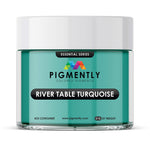 River Table Turquoise Epoxy Mica Powder