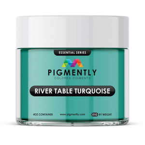 River Table Turquoise Epoxy Mica Powder